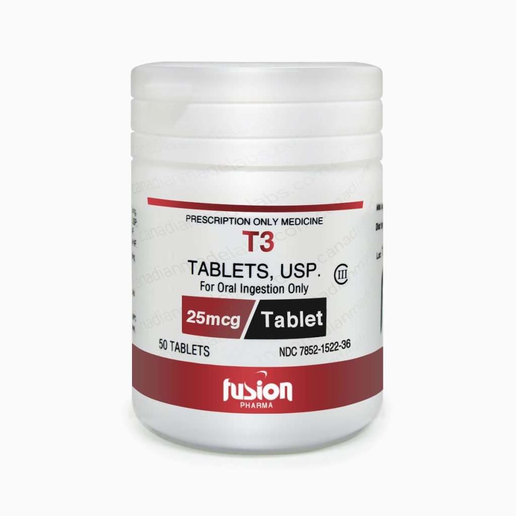 Buy T3 (25mcg) (50 Tablets)
