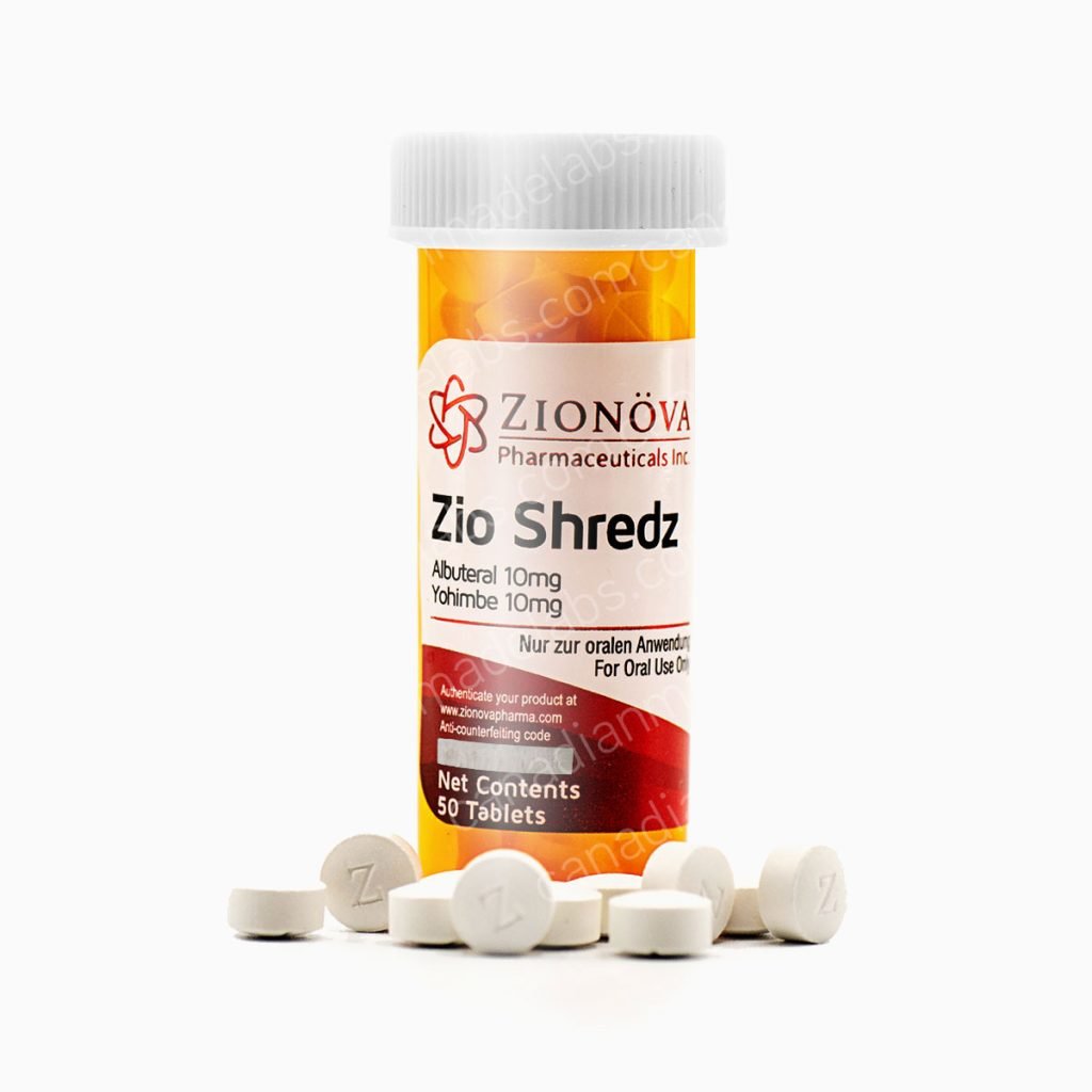 Buy Zio Shredz (20mg) (50 Tablets)