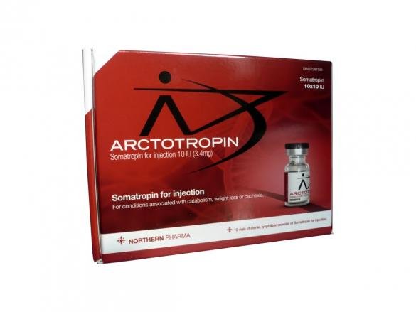 Arctotropin 191aa HGH, Northern Pharma, Europe, 10iu/vial x 10 vials (100iu - 1 kit)