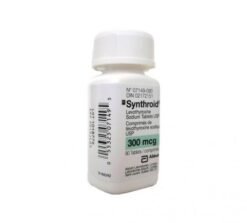 Buy Synthroid T4 300mcg/tab, 90tabs, Abbott Labs, Canada