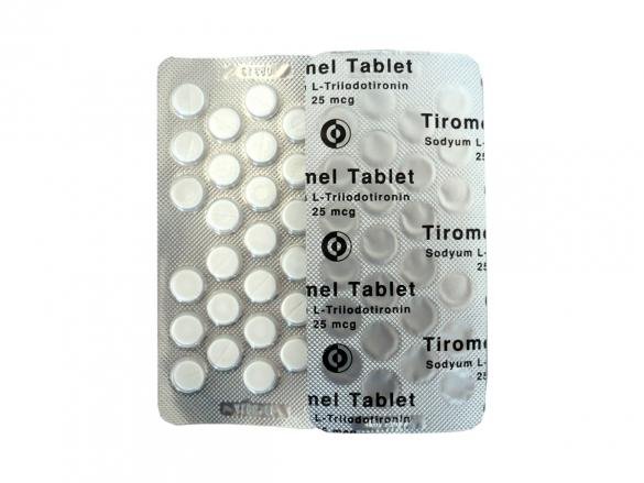 Buy Tiromel T3 (Cytomel), 25mcg/tab, 25tabs (LOOSE TABS), Abdi Ibrahim, Turkey